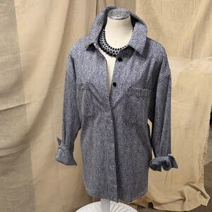 Athleta Black and White Women's Blazer